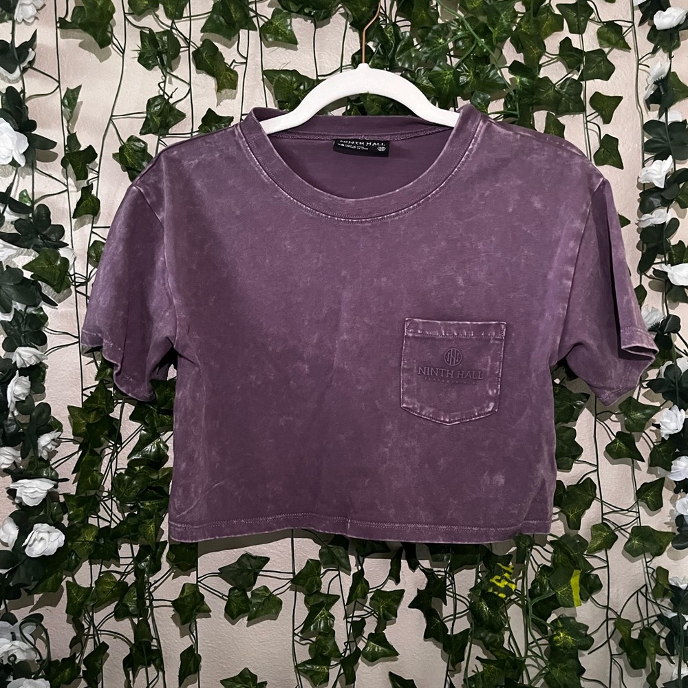 PURPLE PACSUN CROP TOP